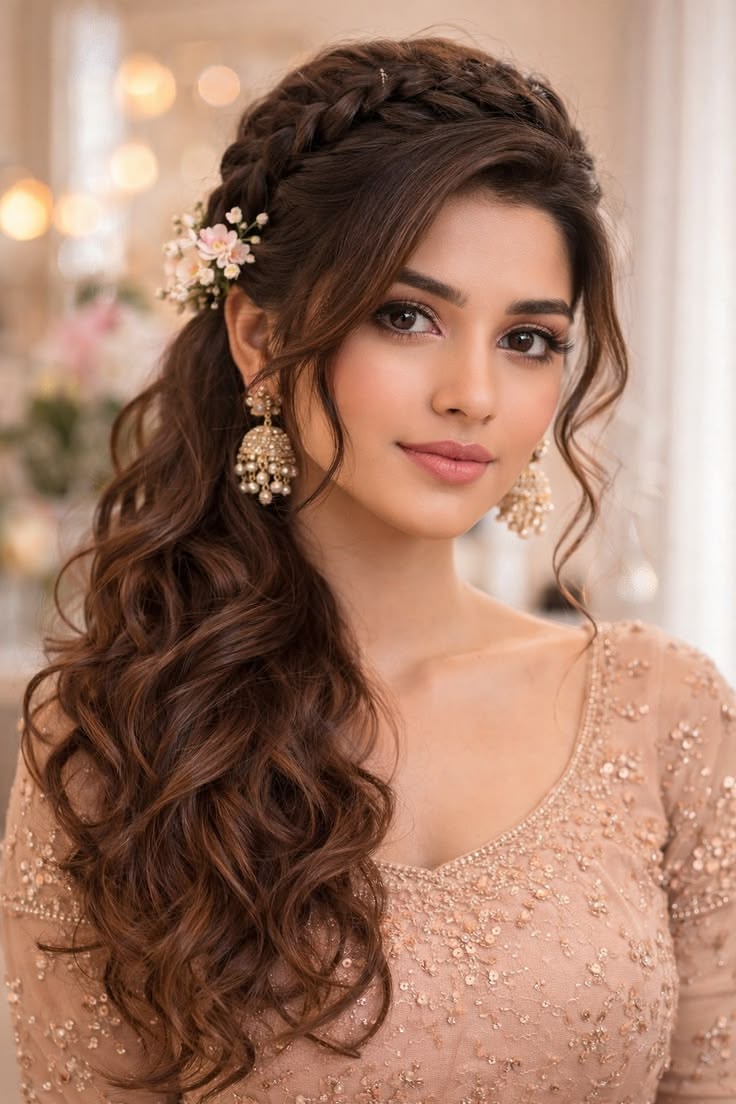Stunning party glam created by a makeup artist in mumbai